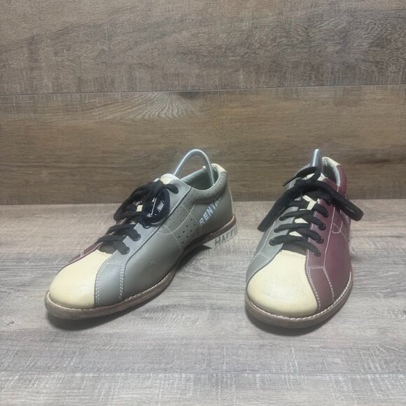 Eagle Classic Plus Rental Style Bowling Burgundy/Gray Shoes Men's Size 9 - Picture 1 of 6